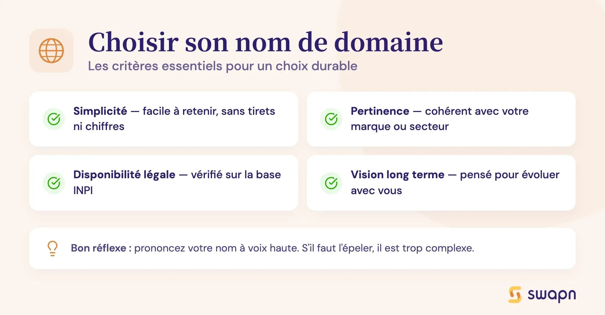 Choisir son nom de domaine