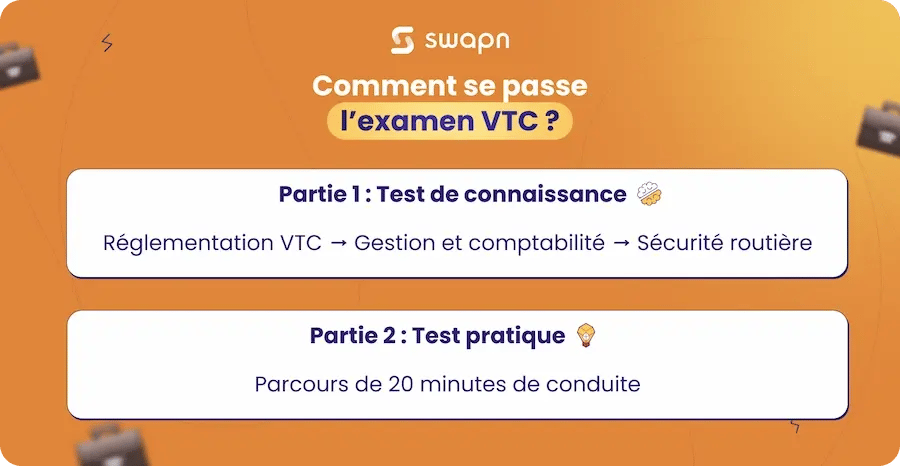 Comment se passe lexamen VTC