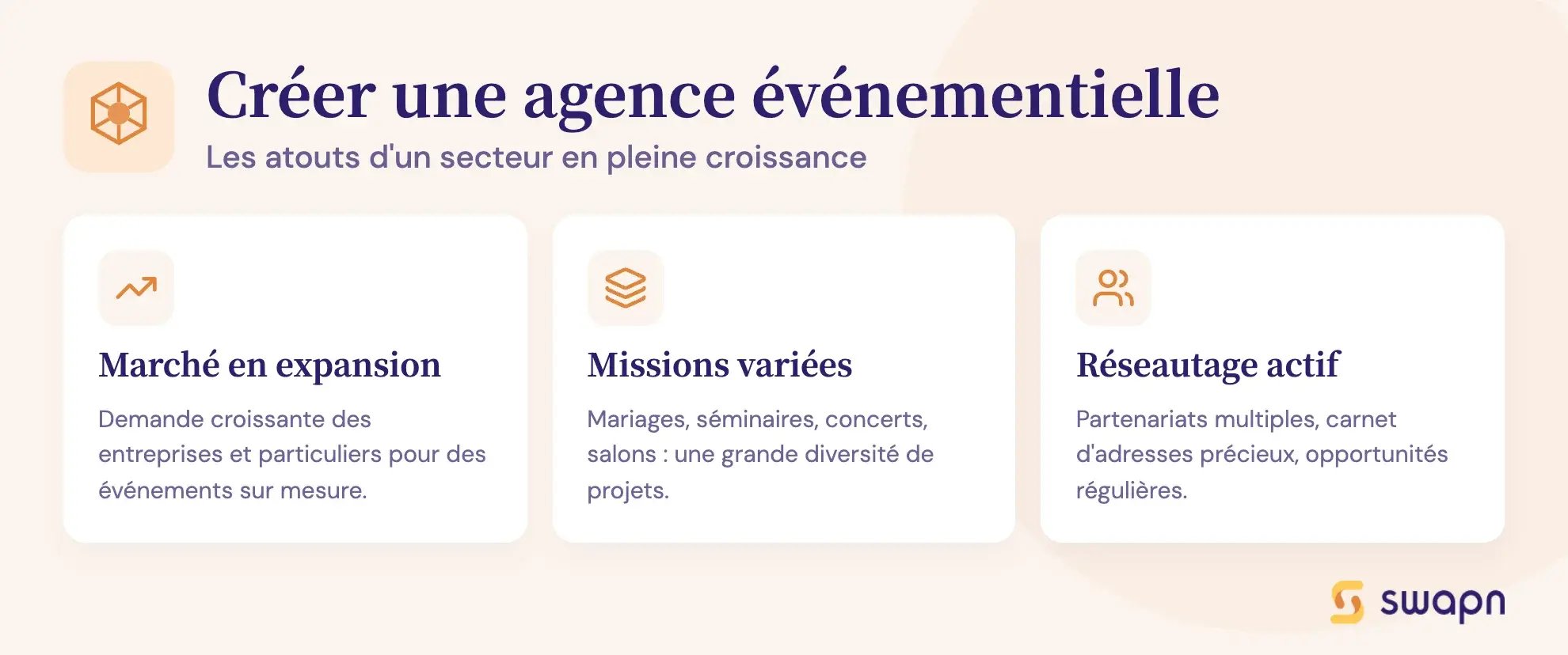 Créer une agence événementielle