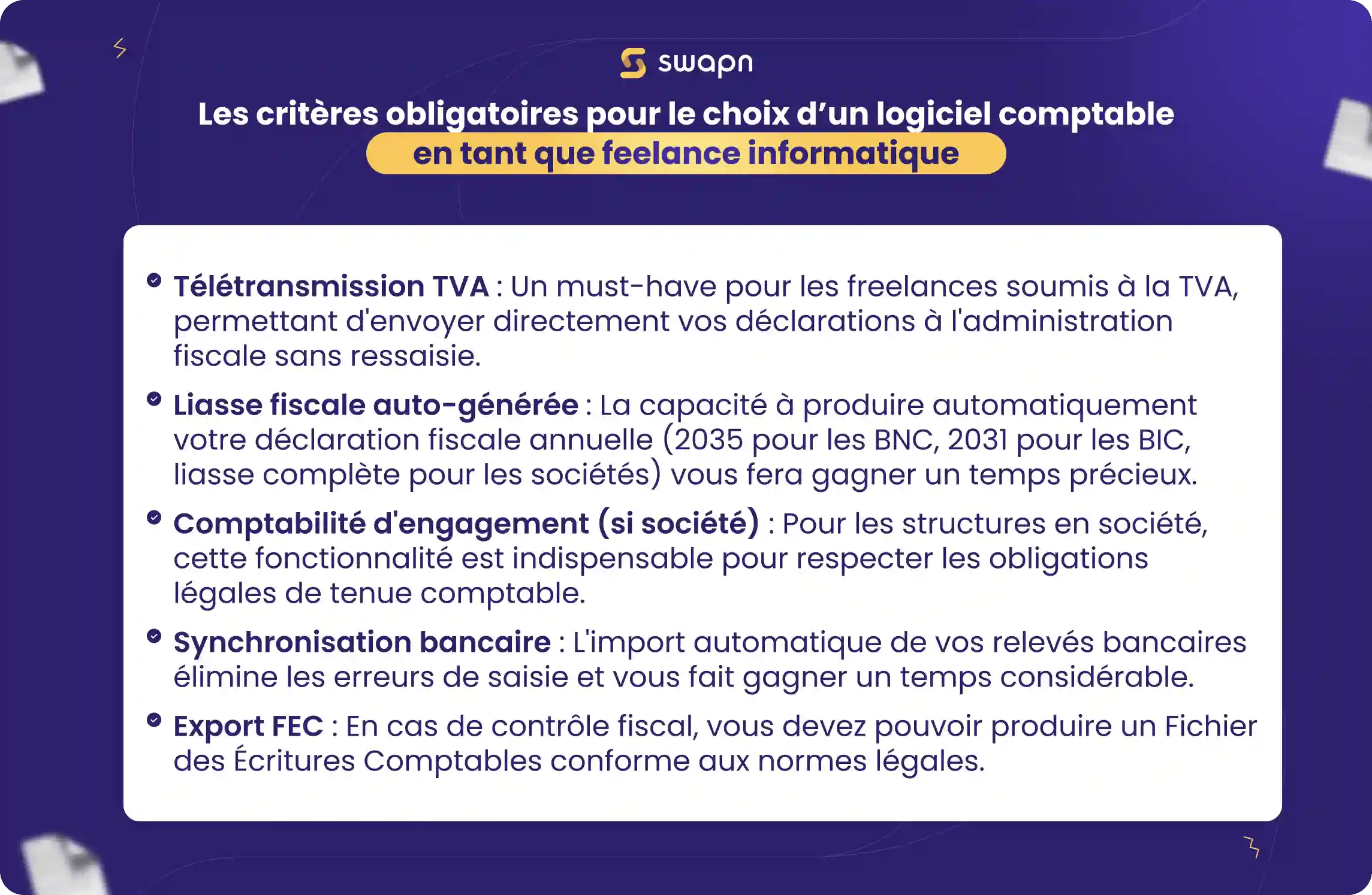 Critères essentiels pour choisir son logiciel de gestion comptable en tant que freelance informatique