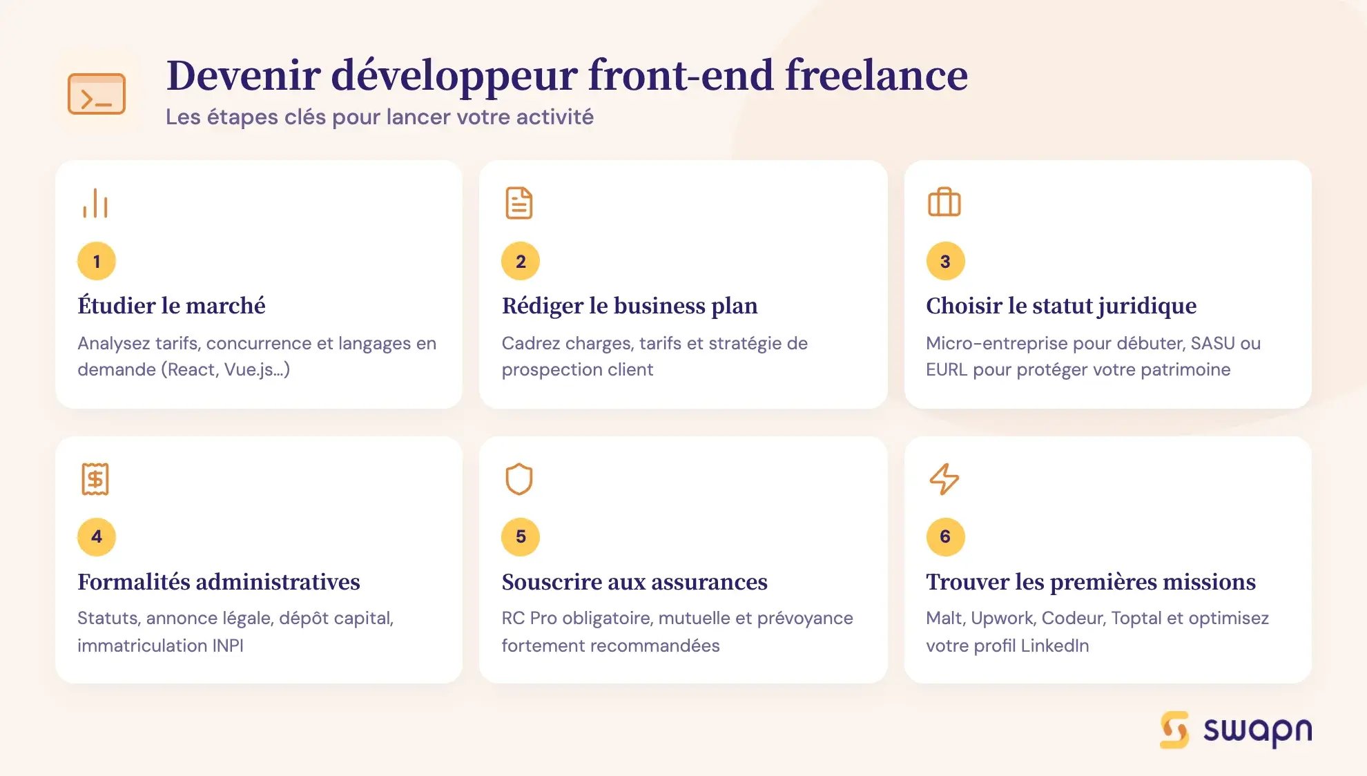 Devenir développeur front-end freelance