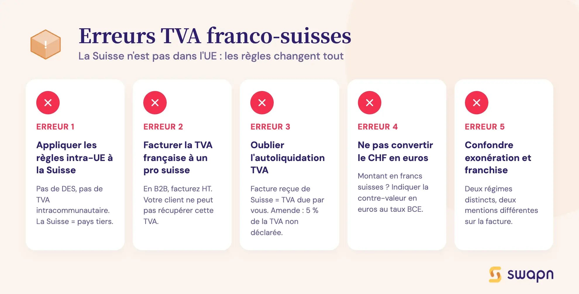 Erreurs TVA franco-suisses
