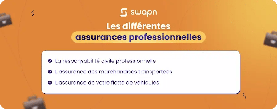 Les différentes assurances professionnelles