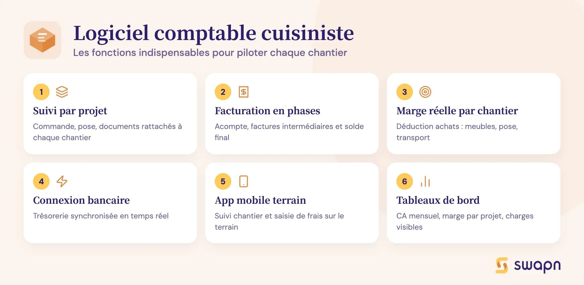 Logiciel comptable cuisiniste