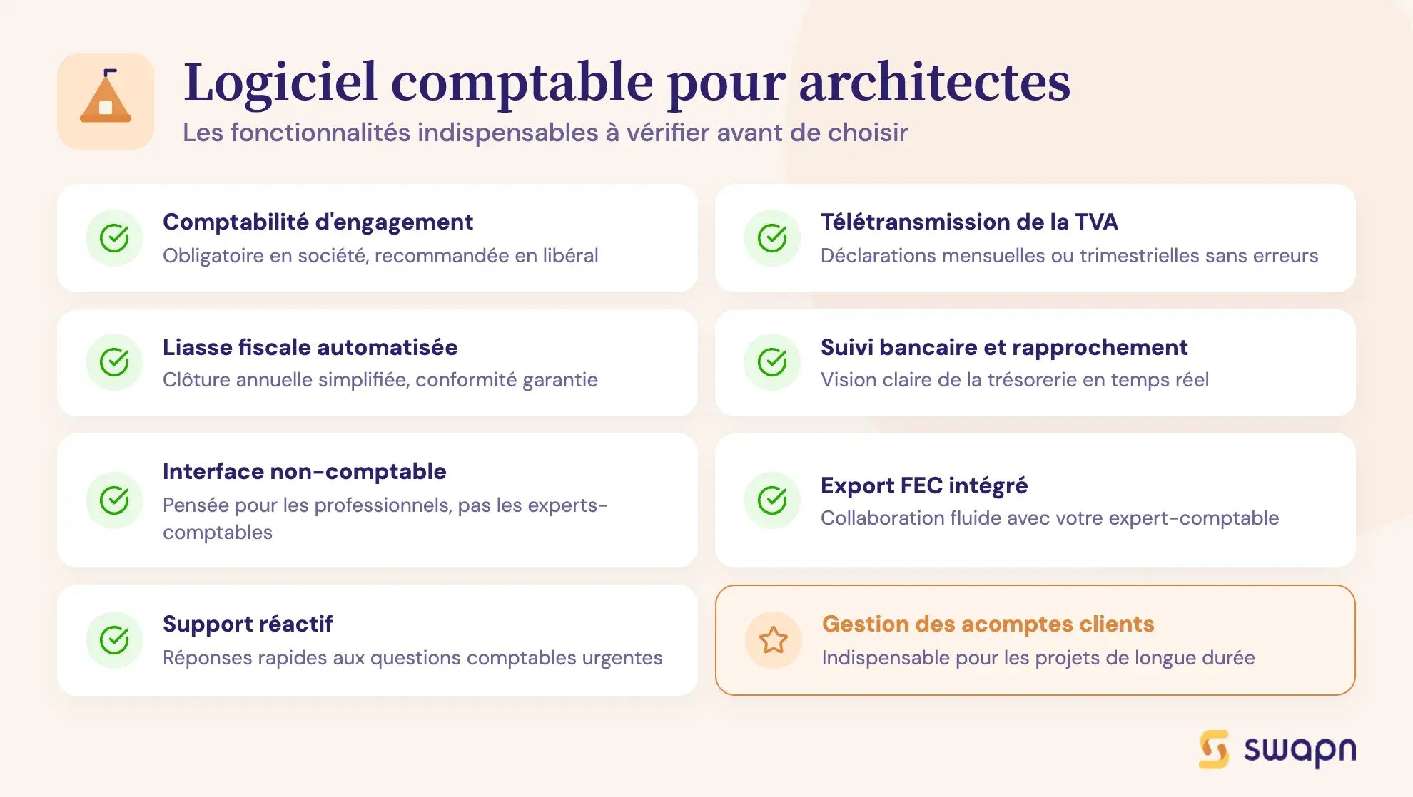 Logiciel comptable pour architectes