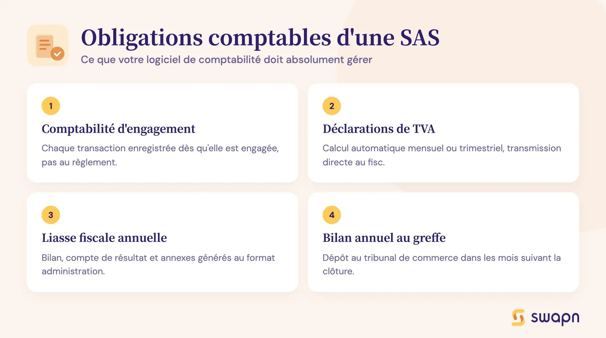 Obligations comptables d'une SAS