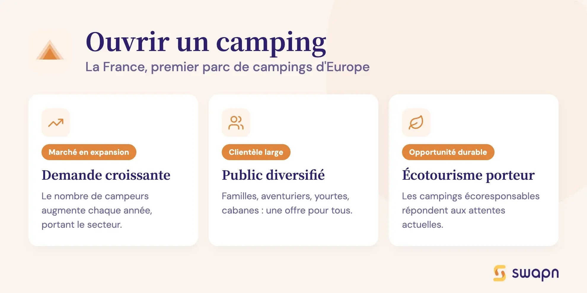 Ouvrir un camping