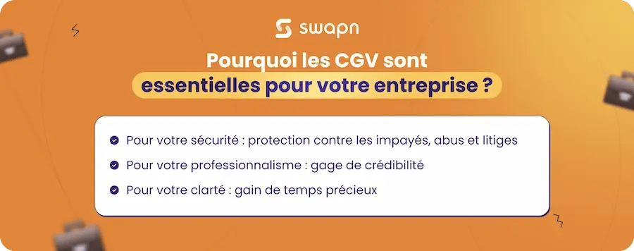 Pourquoi les CGV sont essentielles pour votre entreprise