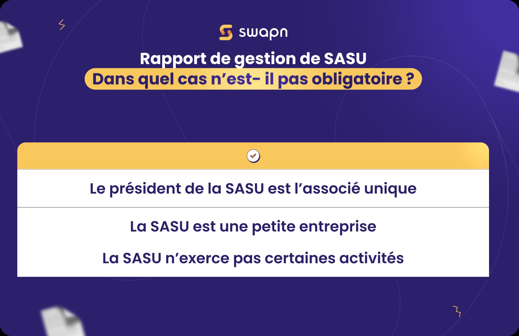 rapport de gestion sasu