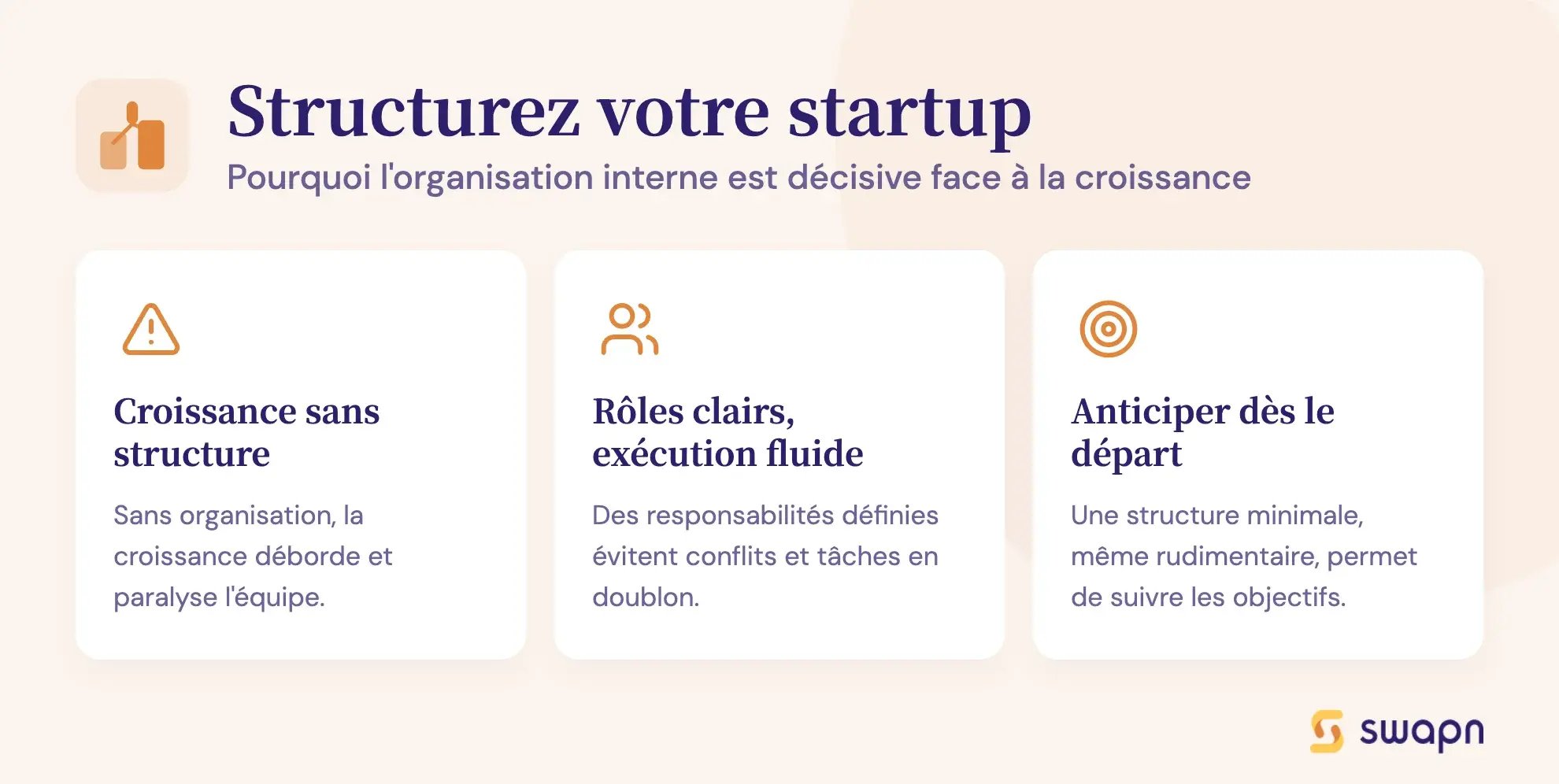 Structurez votre startup