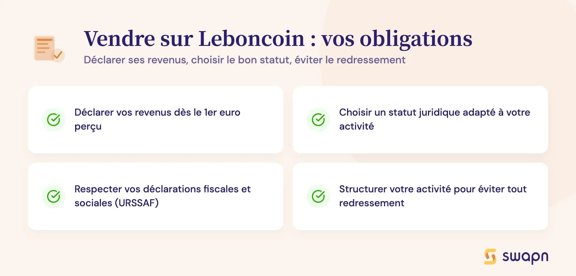 Vendre sur Leboncoin : vos obligations