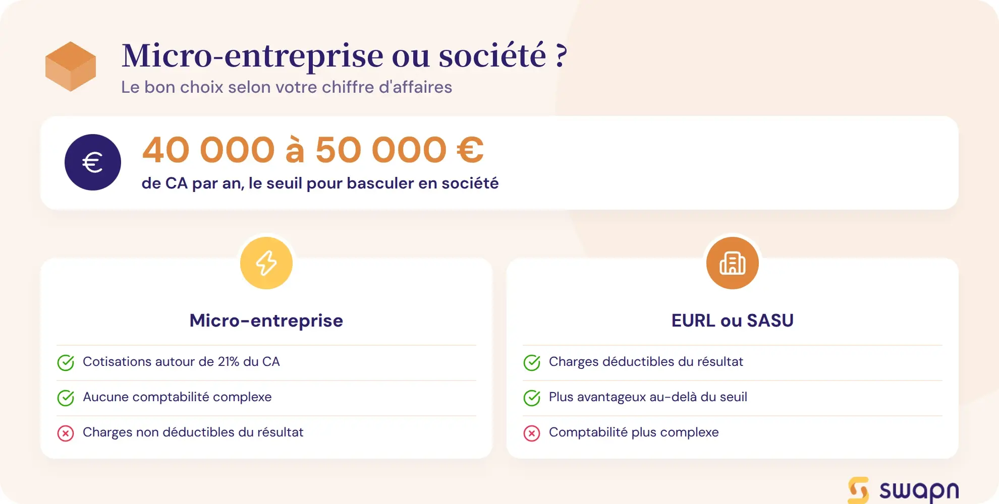 Bien choisir entre micro-entreprise et societe