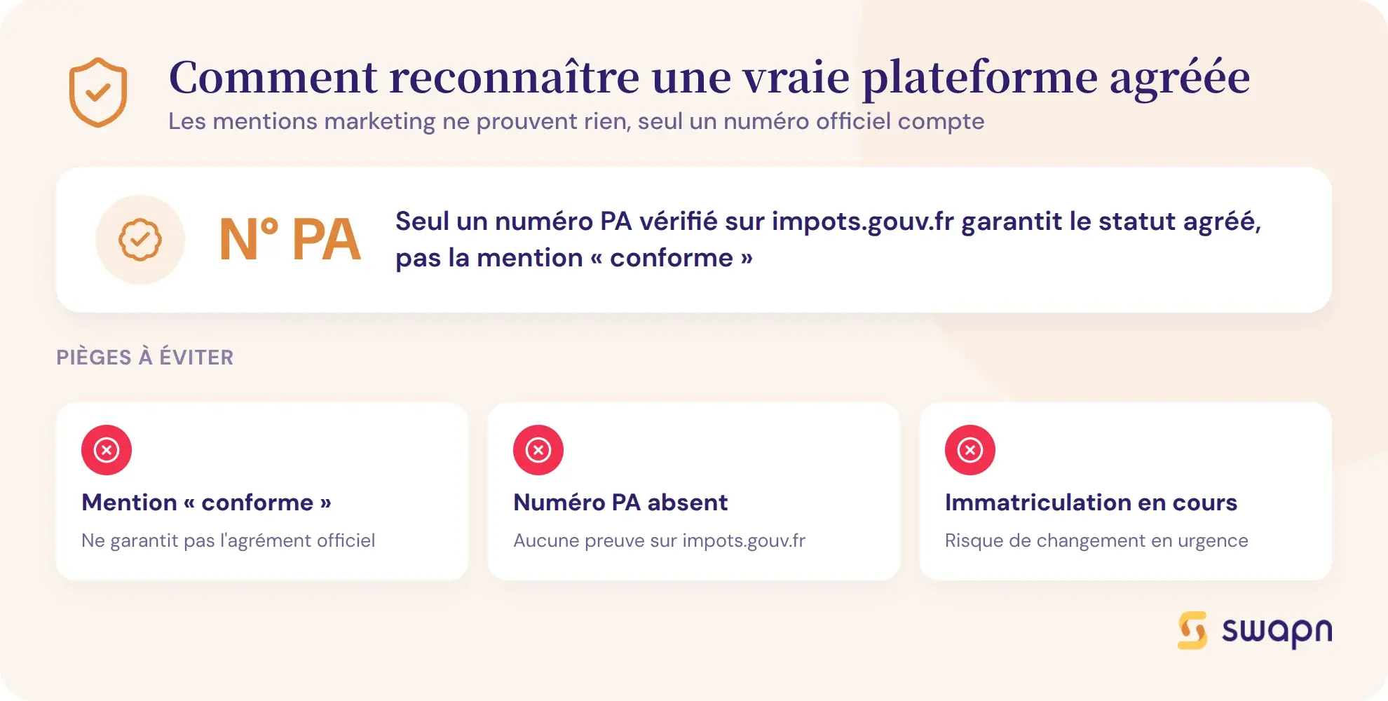 Comment reconnaître une vraie plateforme agréée