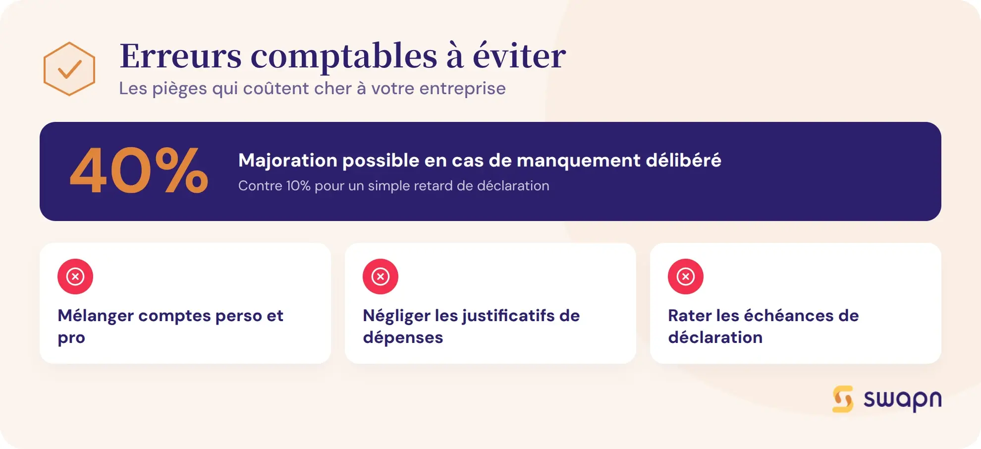 Les erreurs comptables a eviter en entreprise